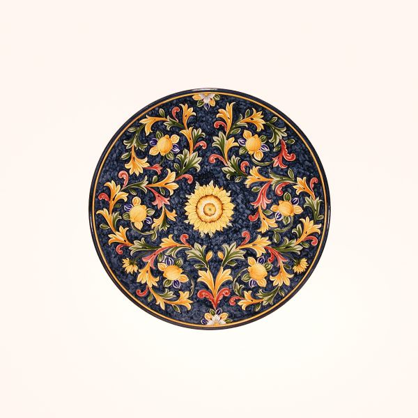 LEO186 T  - TOP - In the photo: 100 cm. diameter table<BR><BR>Volcanic stone, 3 cm thick. Suitable for inside and outside, resistant to a temperature range of -60 to 1000 °C.